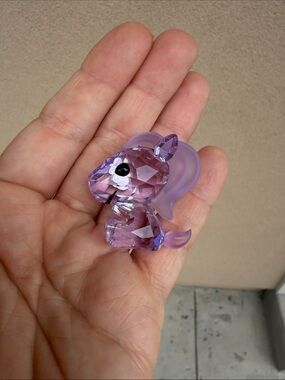 Purple Crystal Chinese horse Figurine